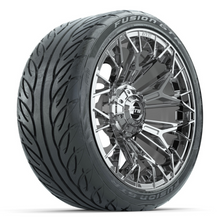 Load image into Gallery viewer, 15&quot; GTW STELLAR Chrome Wheels with 23&quot; GTW Fusion Street Tires (Set of 4)