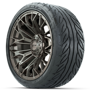 15" GTW STELLAR Matte Bronze Wheels with 23" GTW Fusion Street Tires (Set of 4)