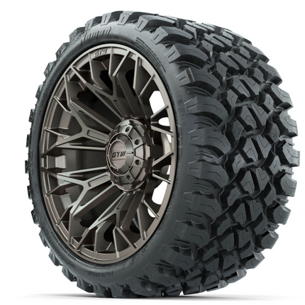 15-Inch GTW STELLAR Matte Bronze Wheels with 23" GTW Nomad Off-Road Tires (Set of 4)