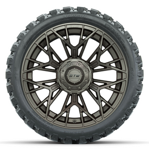 15" GTW STELLAR Matte Bronze Wheels with 23" GTW Nomad Off-Road Tires (Set of 4)