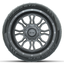Load image into Gallery viewer, 14-Inch GTW Volt Gunmetal Wheels with 205/40-R14 Inch Fusion Street Tires Set of (4)