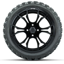 Load image into Gallery viewer, 15&quot; GTW Spyder Matte Black Wheels with GTW Nomad Off Road Tires (Set of 4)