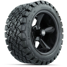 Load image into Gallery viewer, Set of (4) 14 in GTW Godfather Wheels with 22x10-14 GTW Timberwolf All-Terrain Tires