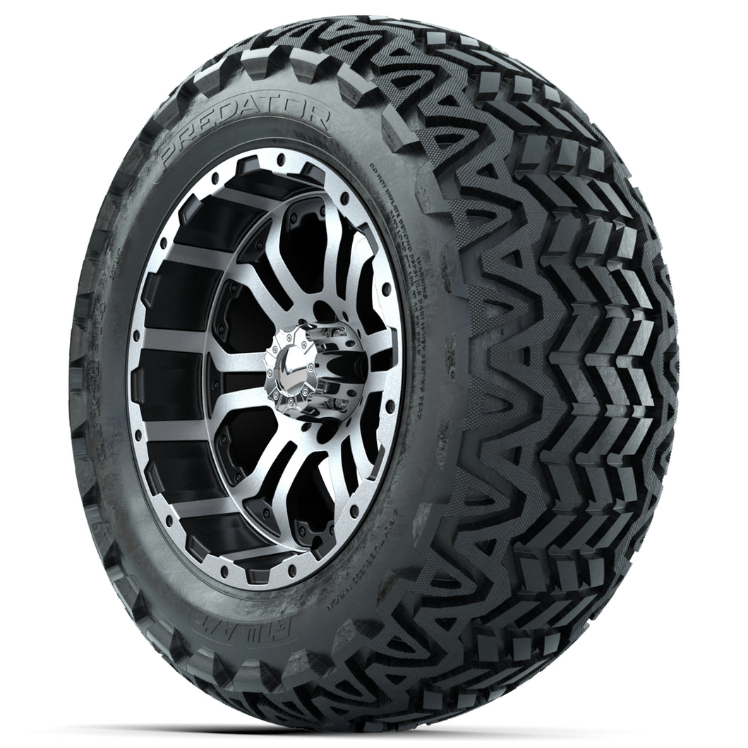 Set of (4) 14 in GTW Omega Wheels with 23x10-14 GTW Predator All-Terrain Tires
