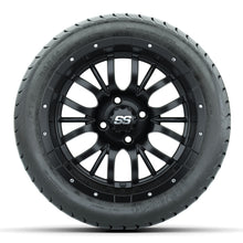 Load image into Gallery viewer, 14-inch GTW Diesel Wheels / Matte Black Finish with 225/30-14 Mamba Street Tires Set of (4)