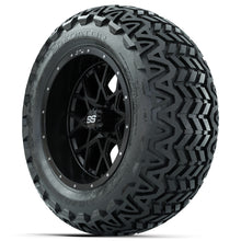 Load image into Gallery viewer, Set of (4) 14 in GTW Vortex Wheels with 23x10-14 GTW Predator All-Terrain Tires