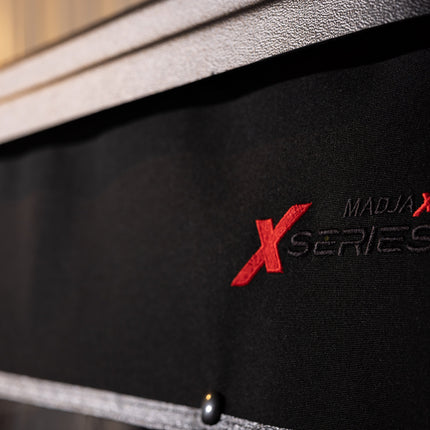 MadJax XSeries Storm 3-Sided Black Enclosure & Black Valance with XSeries Logo by RedDot