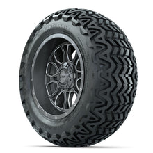 Load image into Gallery viewer, 14-Inch GTW Volt Gunmetal Wheels with 23 Inch Predator All-Terrain Tires Set of (4)
