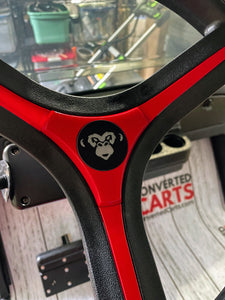 Golf Cart Steering Wheel Cap - Monkey