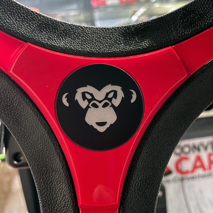 Golf Cart Steering Wheel Cap - Monkey