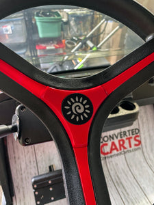 Golf Cart Steering Wheel Cap - Sunshine