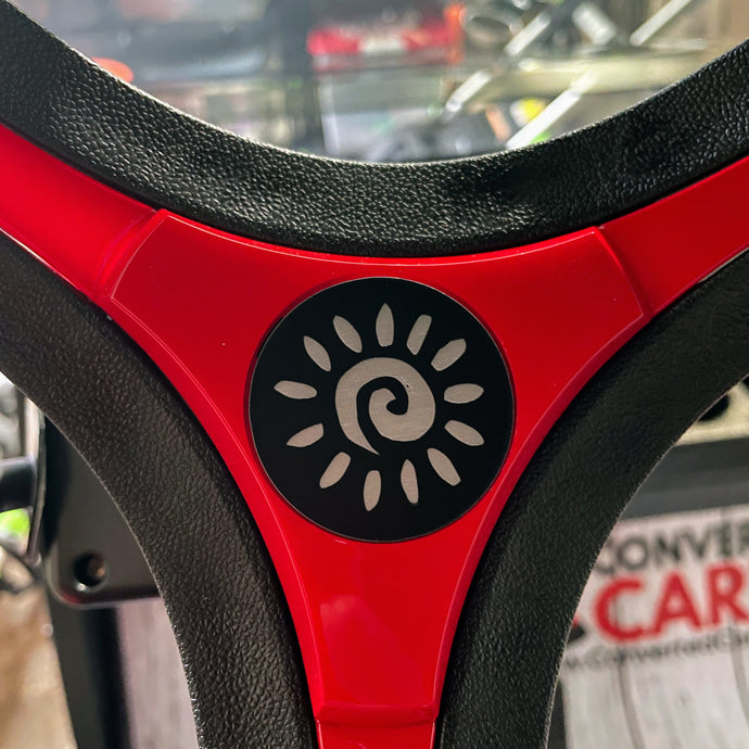 Golf Cart Steering Wheel Cap - Sunshine