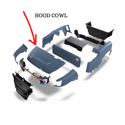 Apex Body Replacement Parts - Center Hood