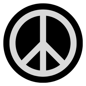 Golf Cart Steering Wheel Cap - Peace Sign