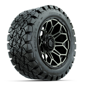 14-Inch GTW Matte Bronze Bravo Off-Road Wheels on 22-Inch GTW Timberwolf All-Terrain Tires (Set of 4)