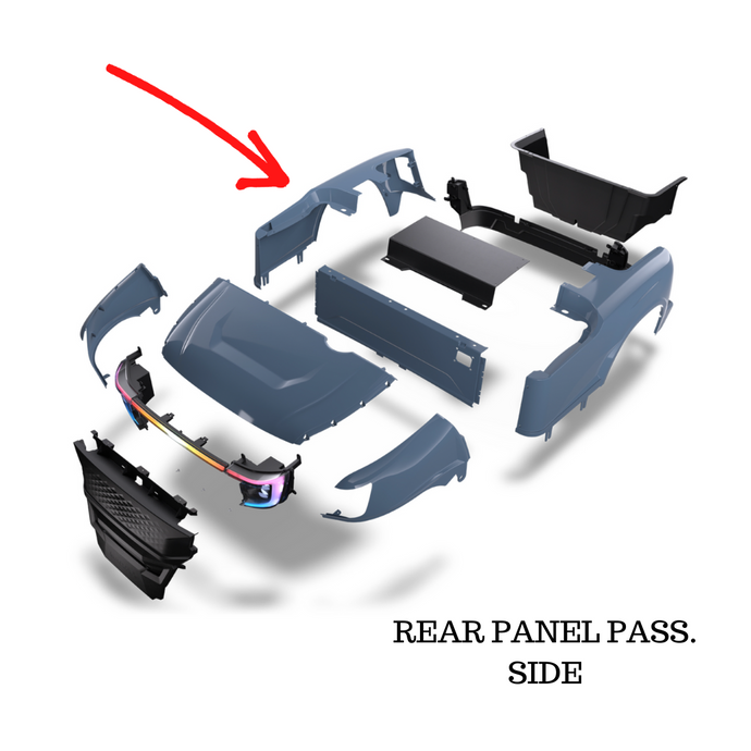 Apex Body Replacement Parts - Passenger Side Rear Panel