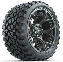 Load image into Gallery viewer, 15&quot; MadJax Flow Form Evolution Gunmetal Wheels with GTW Nomad Off Road Tires (Set of 4)