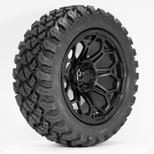 Load image into Gallery viewer, 14-Inch GTW Matte Black Bravo Off-Road Wheels on 23-Inch GTW Nomad Steel Belted Radial DOT Tires (Set of 4)