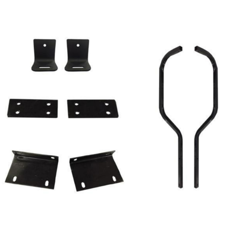 Club Car Precedent Mounting Brackets & Struts for Topsail and Versa Triple Track Extended Tops with Genesis 250 Seat Kits