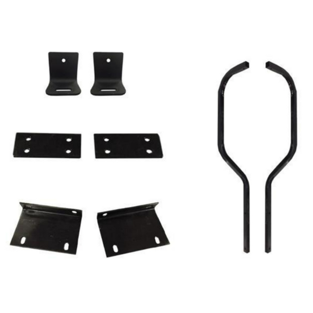 Club Car Precedent Mounting Brackets & Struts for Topsail and Versa Triple Track Extended Tops with Genesis 300 Seat Kits