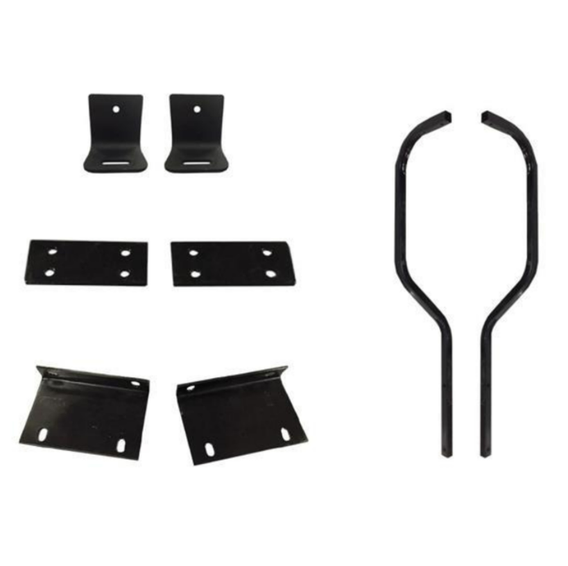 Club Car Precedent Mounting Brackets & Struts for Topsail and Versa Triple Track Extended Tops with Genesis 300 Seat Kits