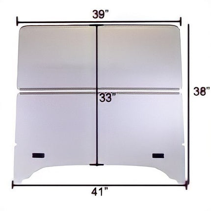 Folding Tinted 1/4" Windshield for Storm Body Kits with 1” Struts