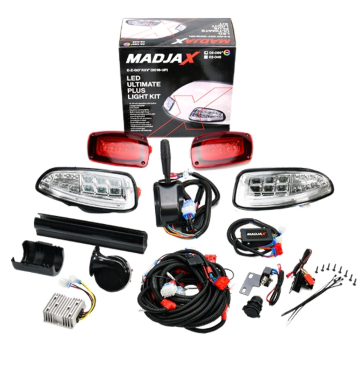 車のパーツ MAGIC RGB LIGHT E-Z-GO RXV MadJax RGB Ultimate Plus Golf Cart Light Kit (2016-Up