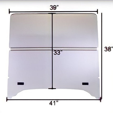 Folding Clear 1/4” Windshield for Storm Body Kits with 1” Struts