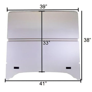 Folding Tinted 1/4" Windshield for Storm Body Kits with 3/4” Struts
