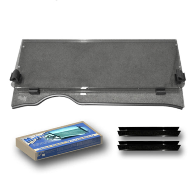Madjax Folding Tinted Windshield – Fits EZGO RXV (2008 & Up)