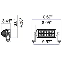 Load image into Gallery viewer, GTW 7.5&quot; Double Row LED Light Bar