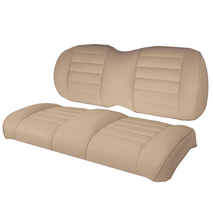 E-Z-GO S6/L6 Premium OEM Style Front Pod Replacement Light Beige Seat Assemblies