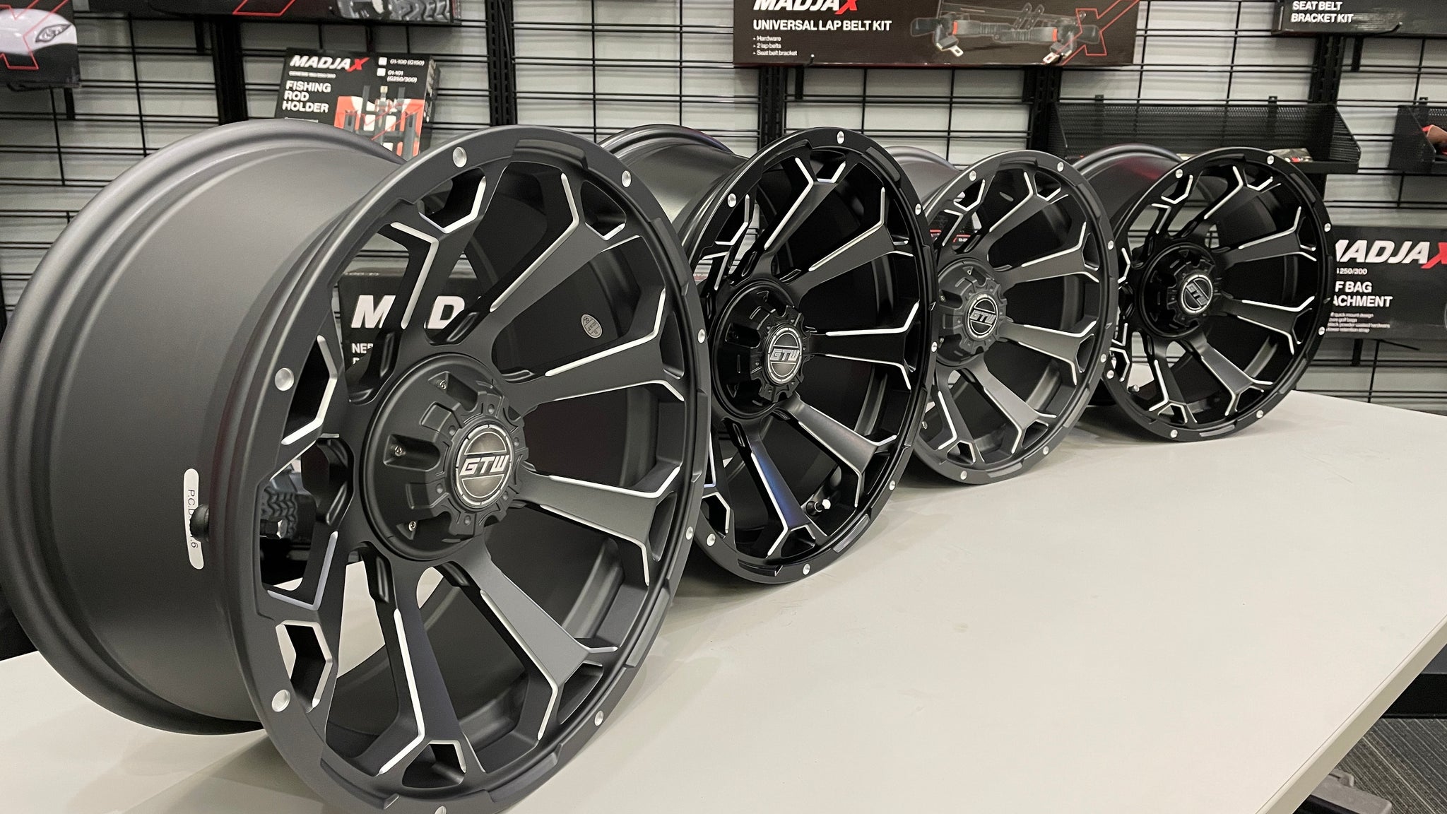 15-Inch GTW Raven Matte Gray Wheels with 23