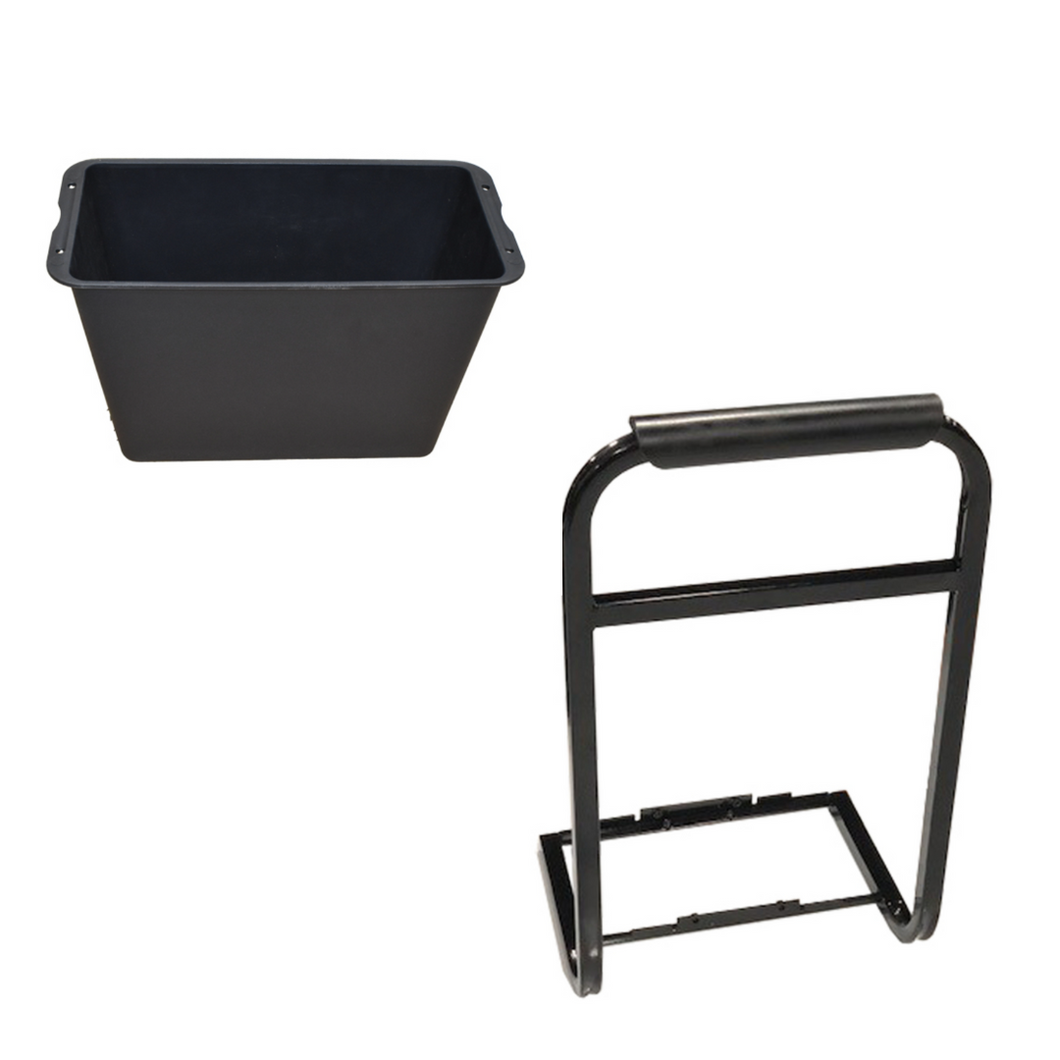 GTW Rear Flip Seat Deluxe Accessory Kit - Grab Bar and Storage/Cooler Box