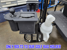 Load image into Gallery viewer, Evolution Golf Cart Ball/Club Washer and Sand Bottle Attachment