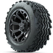 Load image into Gallery viewer, 14-Inch GTW Raven Matte Gray Wheels with 23-Inch Sahara Classic All Terrain Tires (Set of 4)