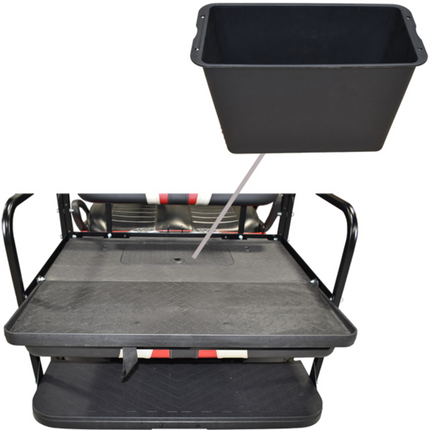 GTW Rear Flip Seat Deluxe Accessory Kit - Grab Bar and Storage/Cooler Box