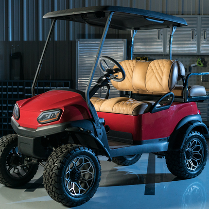 Premium RedDot® Honey Suede Front Seat Assemblies for Club Car Precedent Onward Tempo