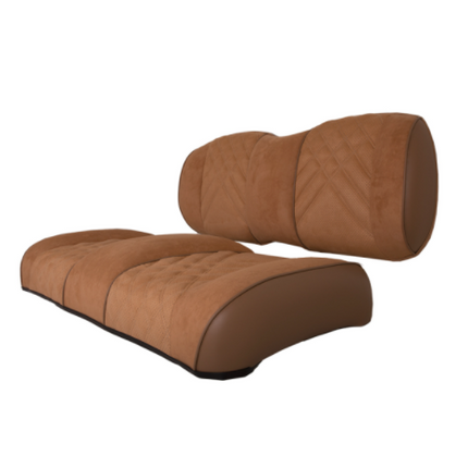 Premium RedDot Honey Suede Front Seat Assemblies for EZGO TXT