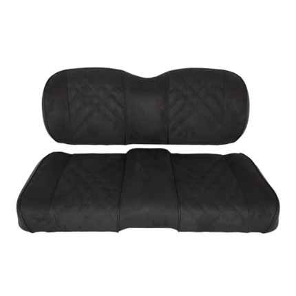 Premium RedDot Black Suede Front Seat Assemblies for EZGO TXT