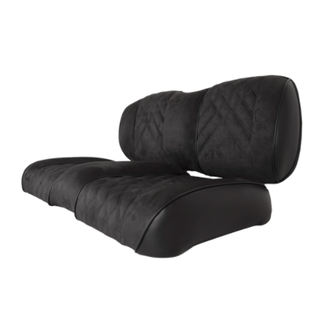 Premium RedDot® Black Suede Front Seat Assemblies for Club Car Precedent Onward Tempo