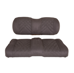 Premium RedDot Pewter Suede Front Seat Assemblies for EZGO TXT