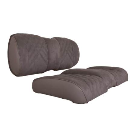 Premium RedDot® Pewter Suede Front Seat Assemblies for Club Car Precedent Onward Tempo