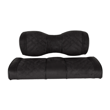 Premium RedDot Black Suede MadJax Genesis 250/300 Rear Seat Cushions