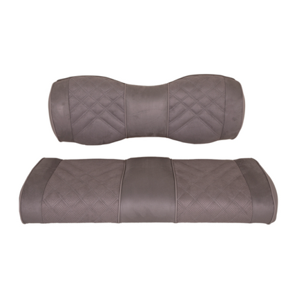 Premium RedDot Pewter Suede MadJax Genesis 250/300 Rear Seat Cushions