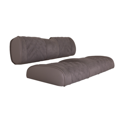 Premium RedDot Pewter Suede GTW Mach3 Rear Seat Cushions