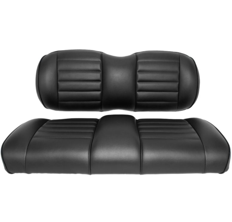 E-Z-GO S6/L6 Premium OEM Style Front Pod Replacement Black Seat
