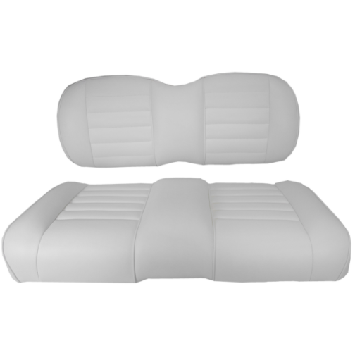 E-Z-GO RXV Premium OEM Style Front Replacement White Seat Assemblies