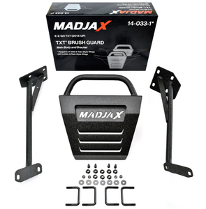 EZGO TXT Plate Wing Style Brush Guard from MadJax (2014-Up EZGO TXT)