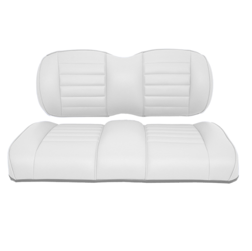 E-Z-GO TXT Premium OEM Style Front Replacement White Seat Assemblies
